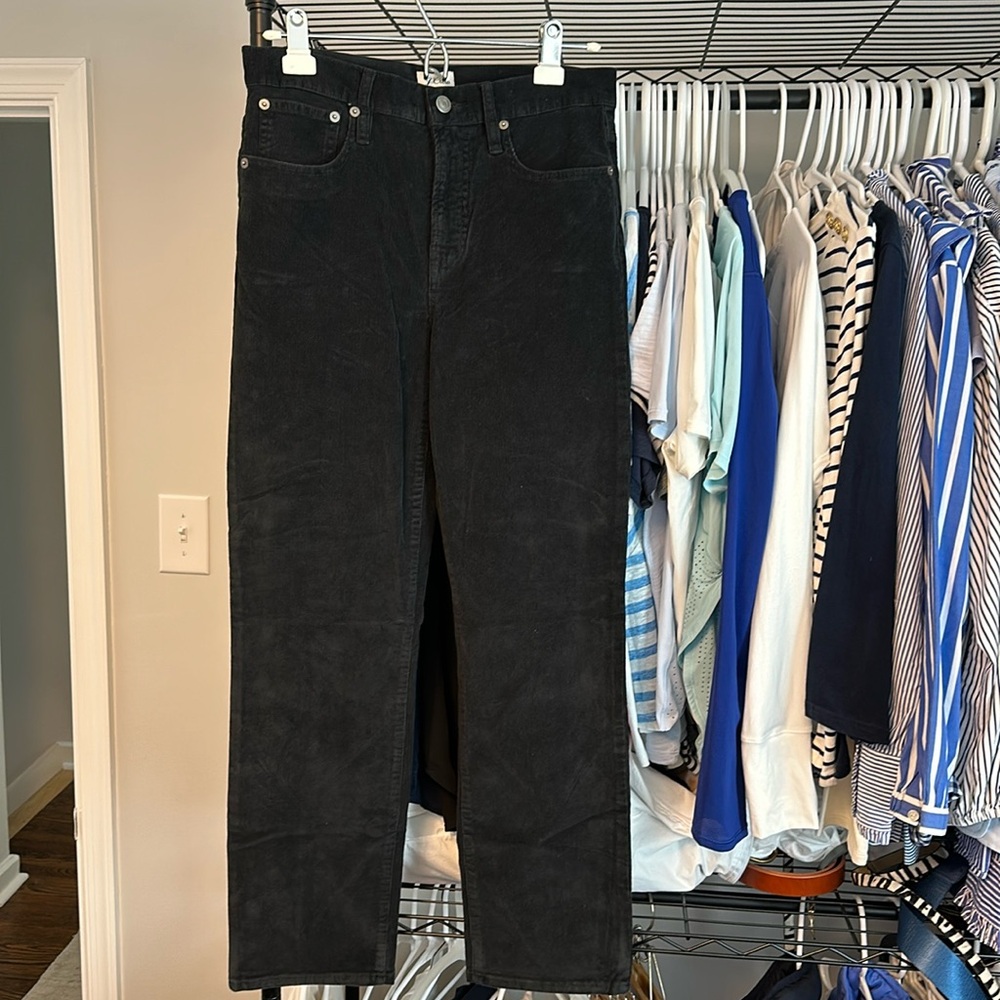 J.Crew black corduroy pants